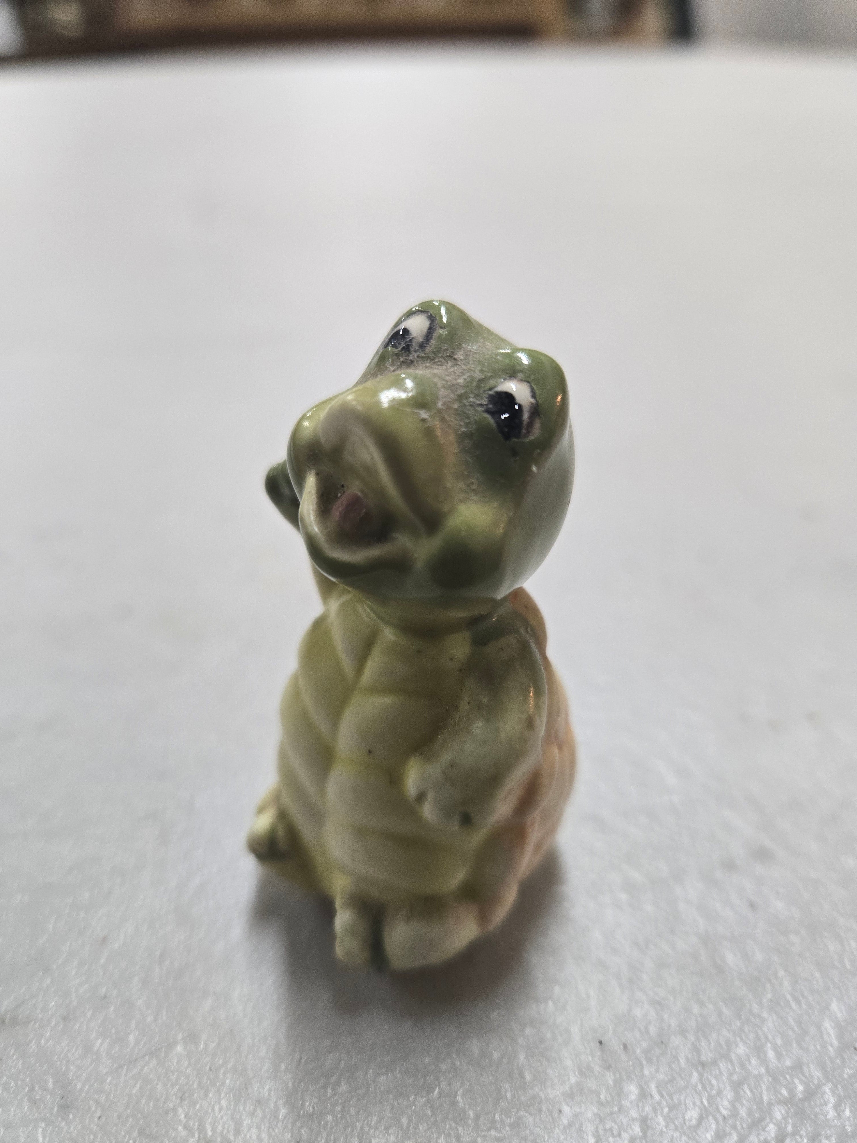 Vintage Japanese josef turtle figurine