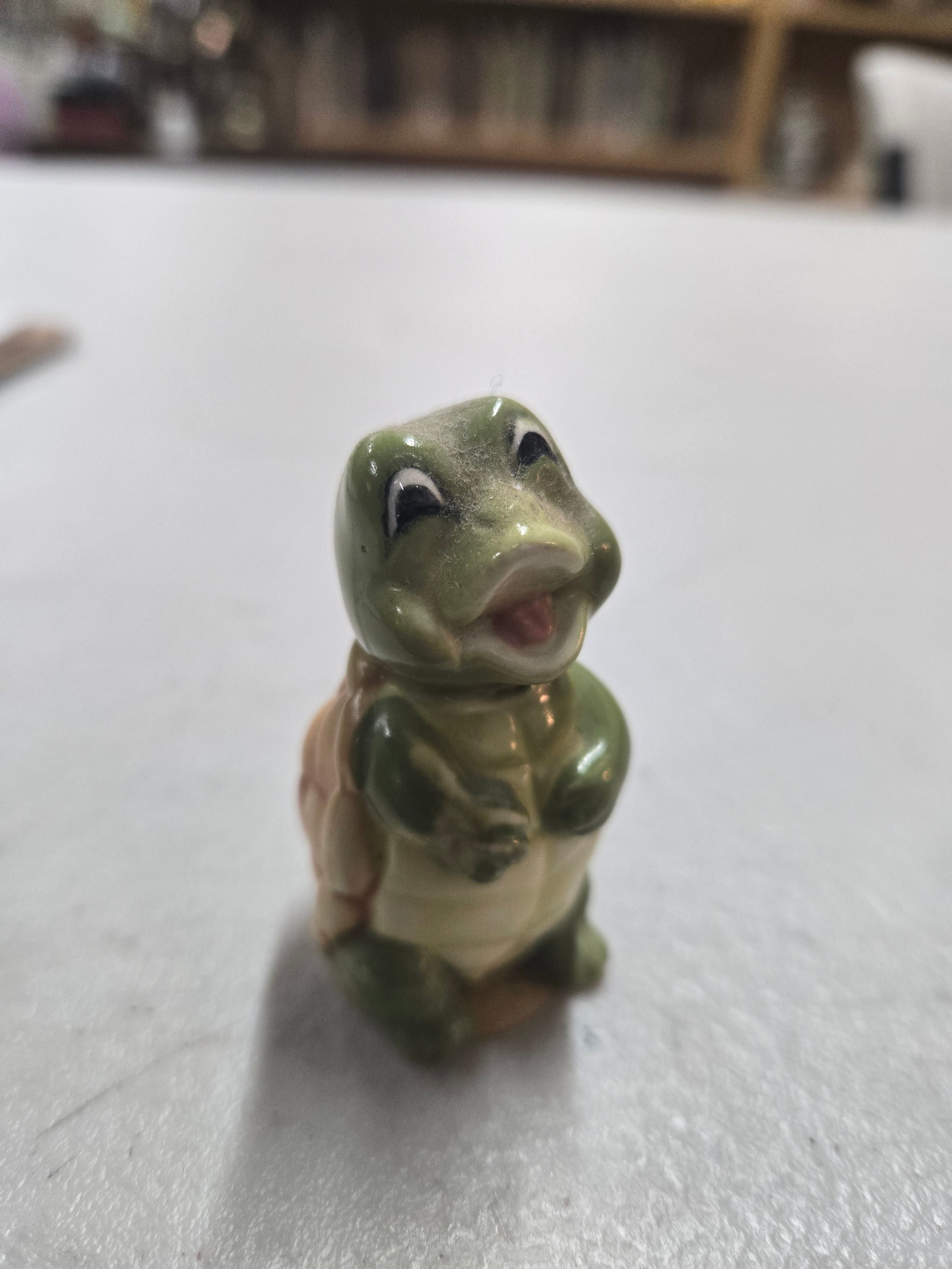Vintage Japanese josef turtle figurine