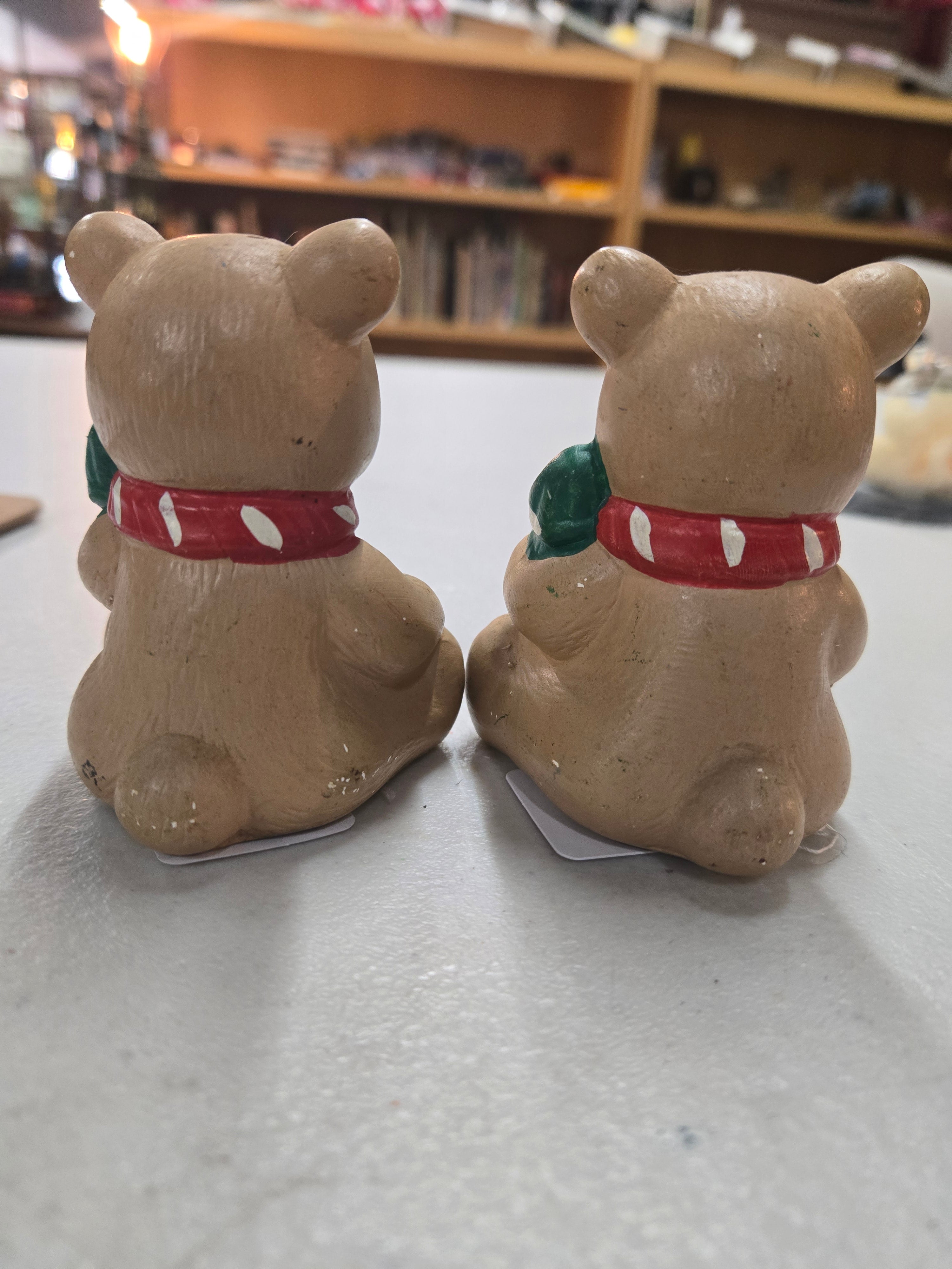 Teddy bear christmas tree shaker set